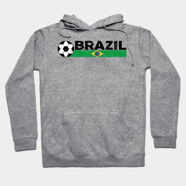 Brazil Football Fan. Brazil Soccer Design Hoodie by FromHamburg